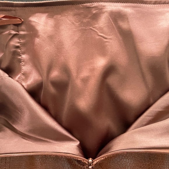 Chicos, faux brown leather, reptile pattern, size 0.5 - Picture 3 of 11